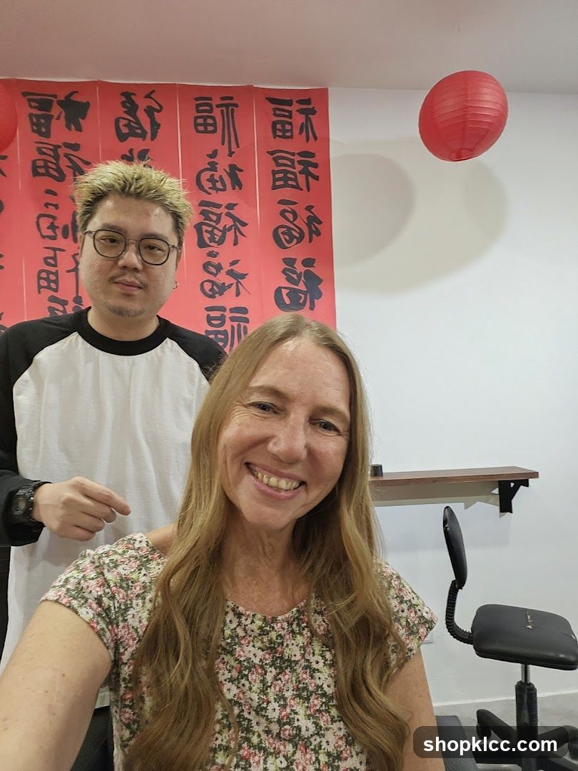 Hairdresser and Client