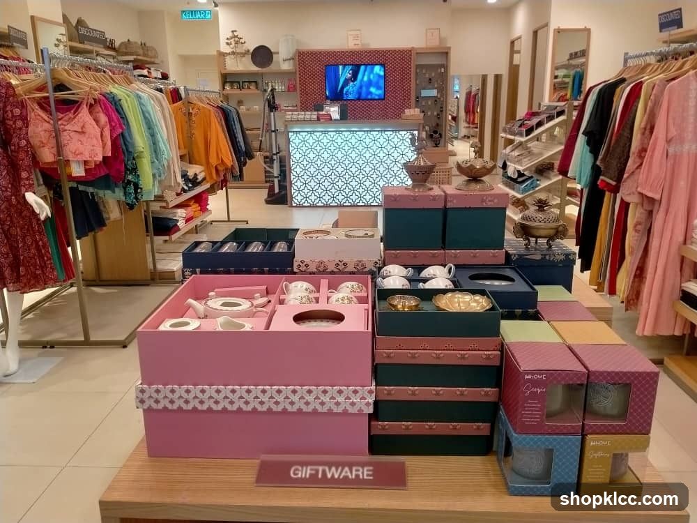 Giftware Display in a Store
