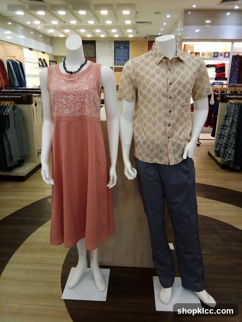 Mannequins in a clothing store