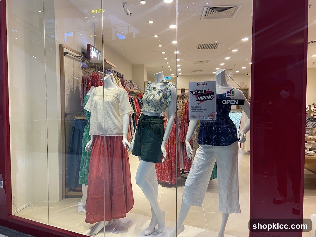Store Window Display with Mannequins