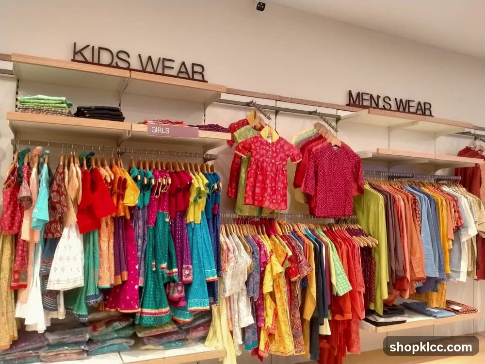 Kids and Men's Wear Section
