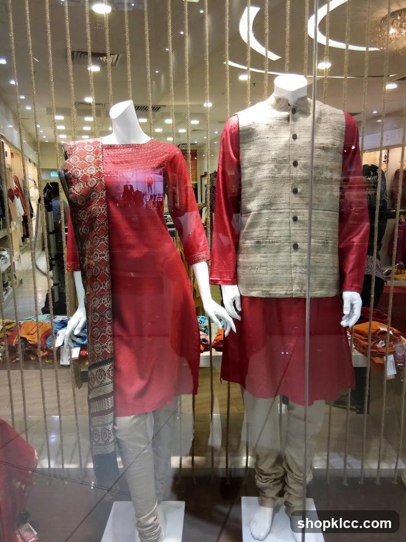 Indian Traditional Wear Display