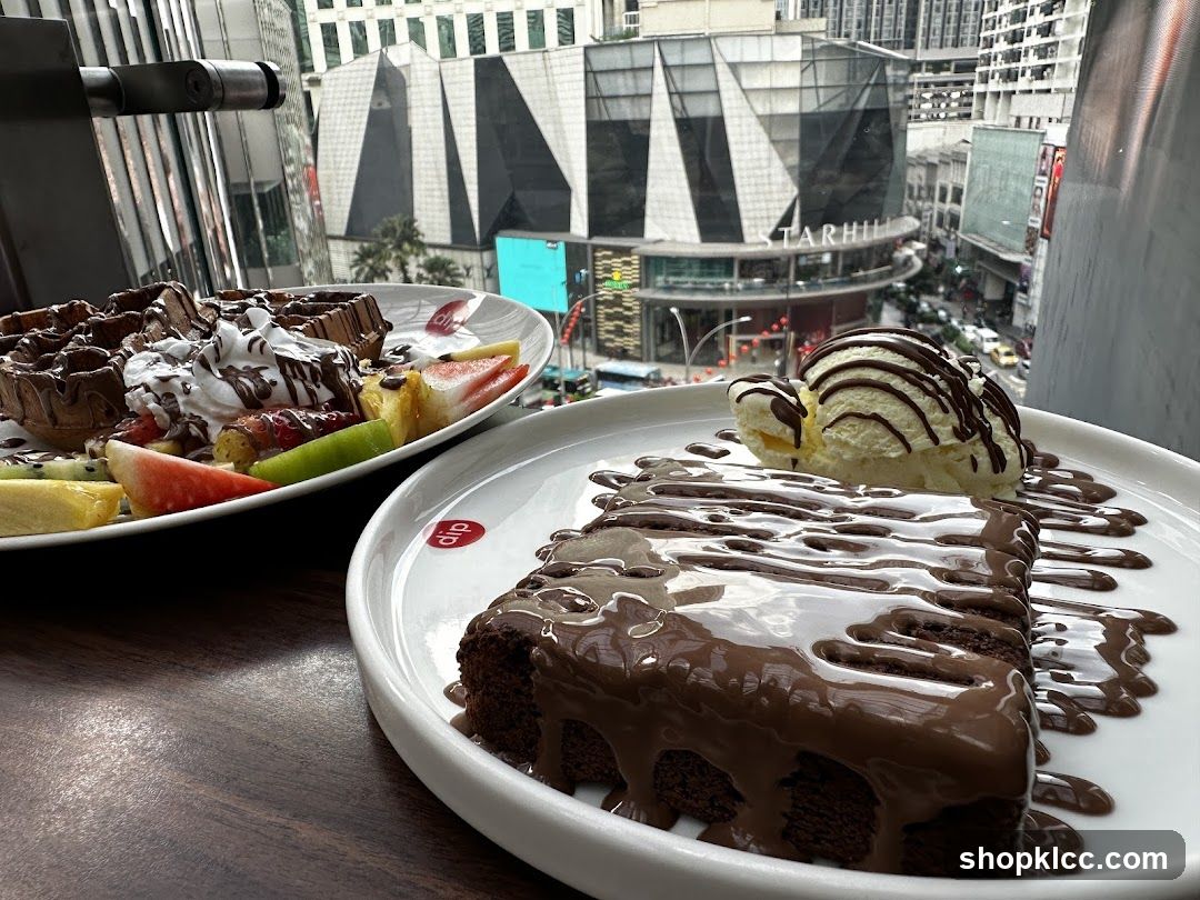 Desserts with a City View