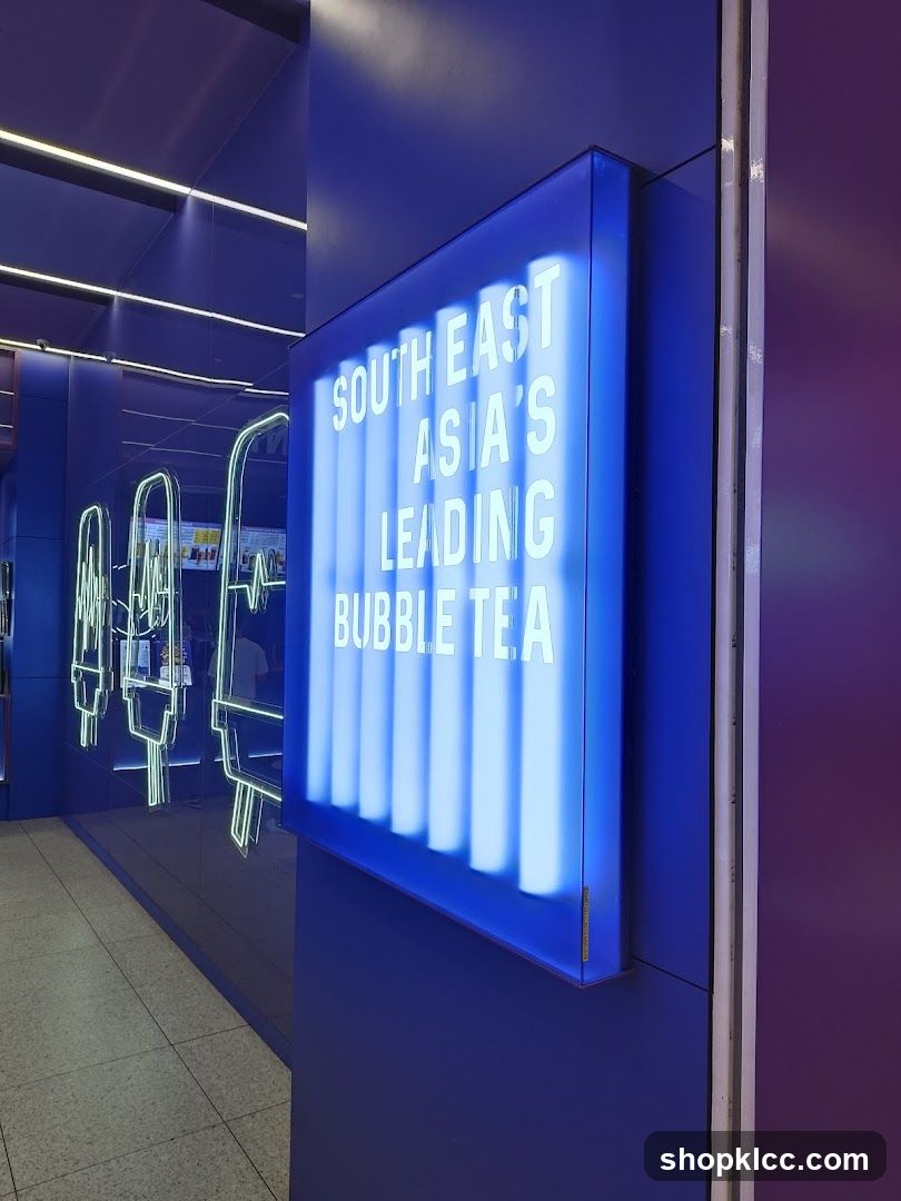 Neon Sign for Bubble Tea Shop