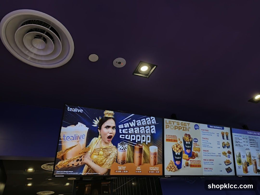 Tealive Menu