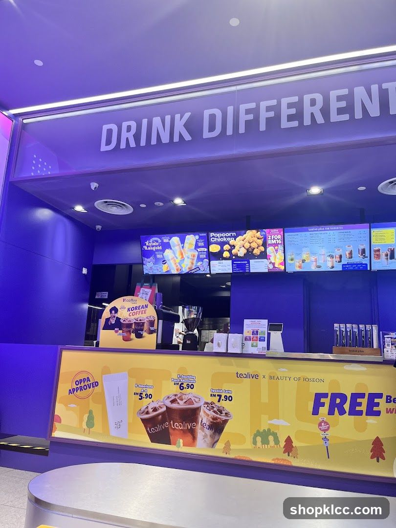 Tealive Drink Counter