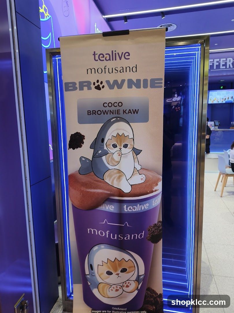 Tealive Mofusand Brownie Drink Promotion