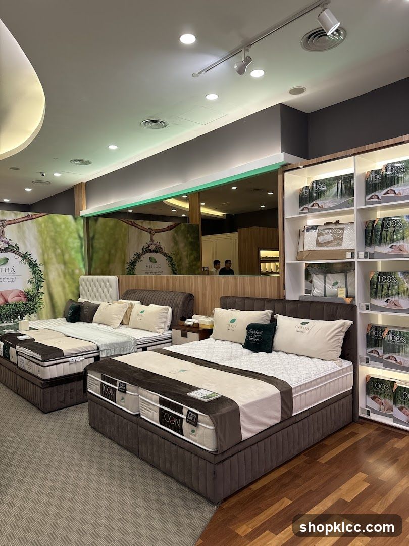 Mattress Store Interior