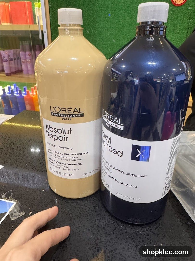 L'Oréal Professional Shampoo Bottles