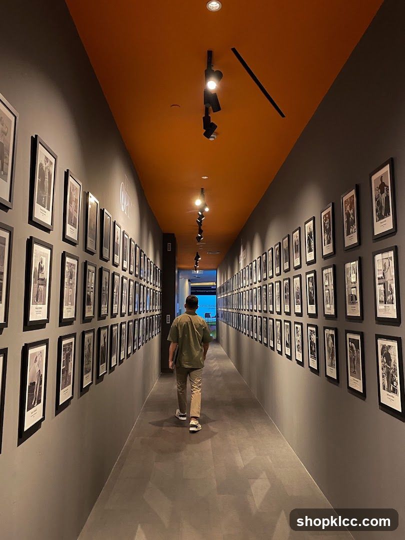 Hallway with Framed Photos
