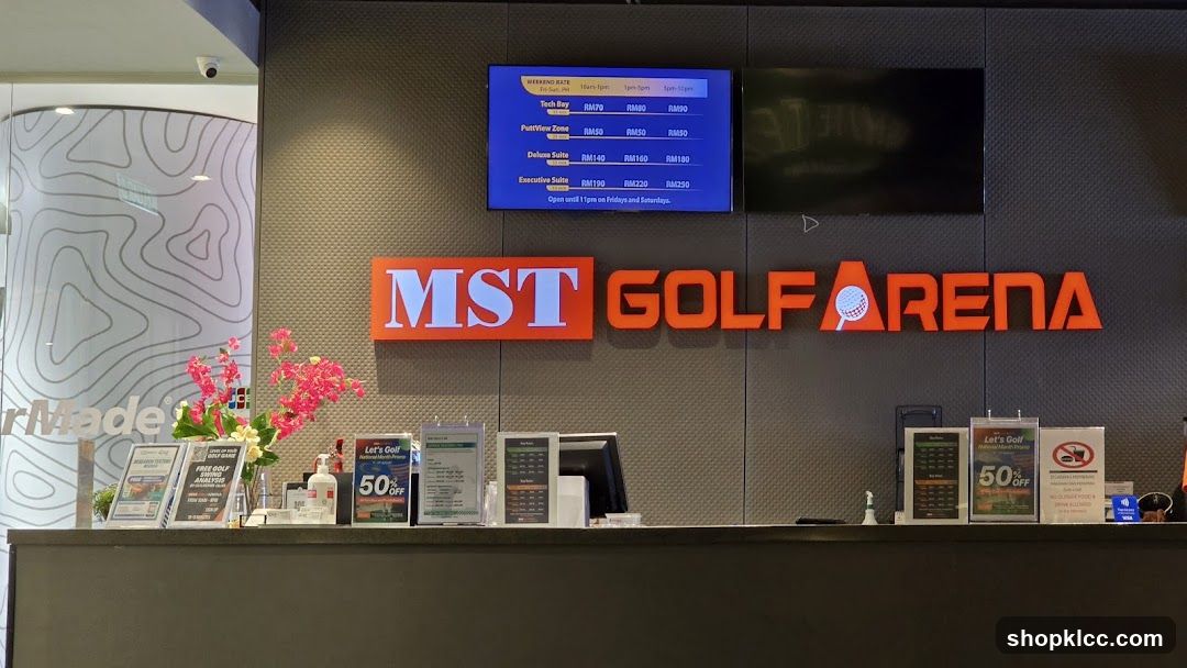 MST GOLF ARENA Counter
