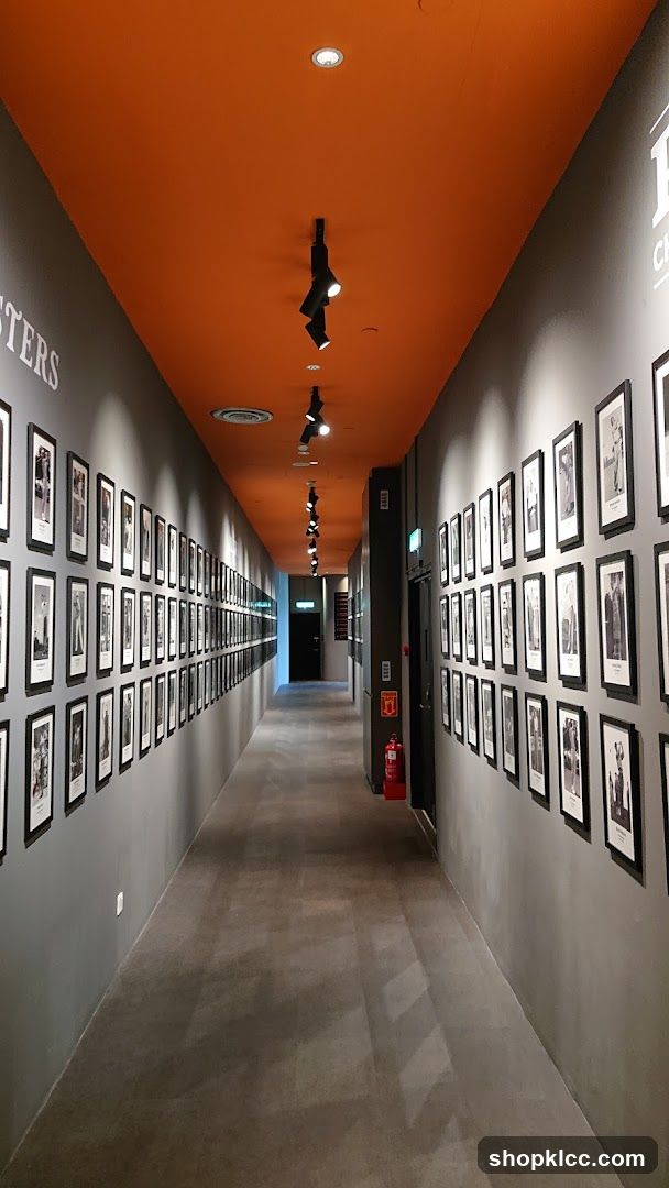 Hallway with Framed Photos