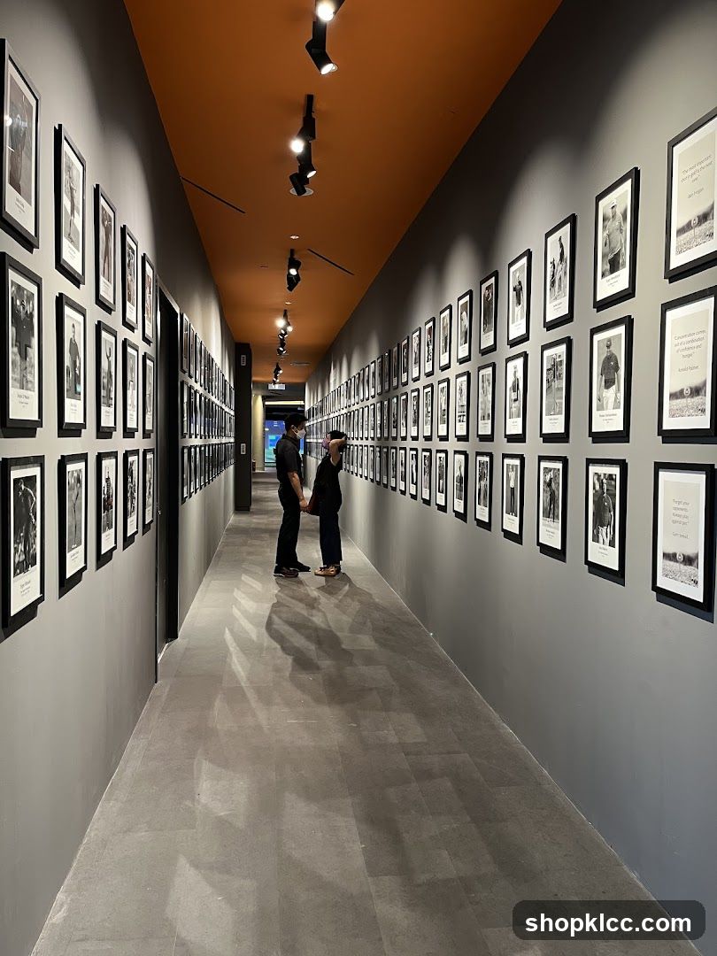 Hallway with Framed Photographs