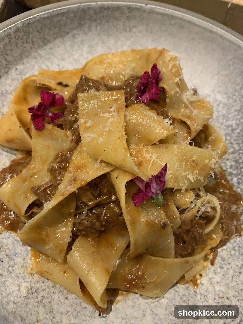 Pappardelle with Meat Sauce