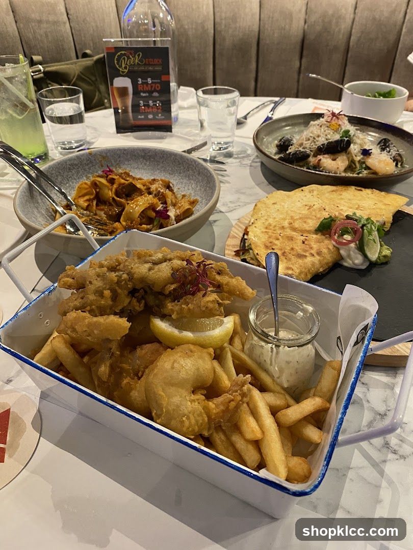 Table with Food and Drinks