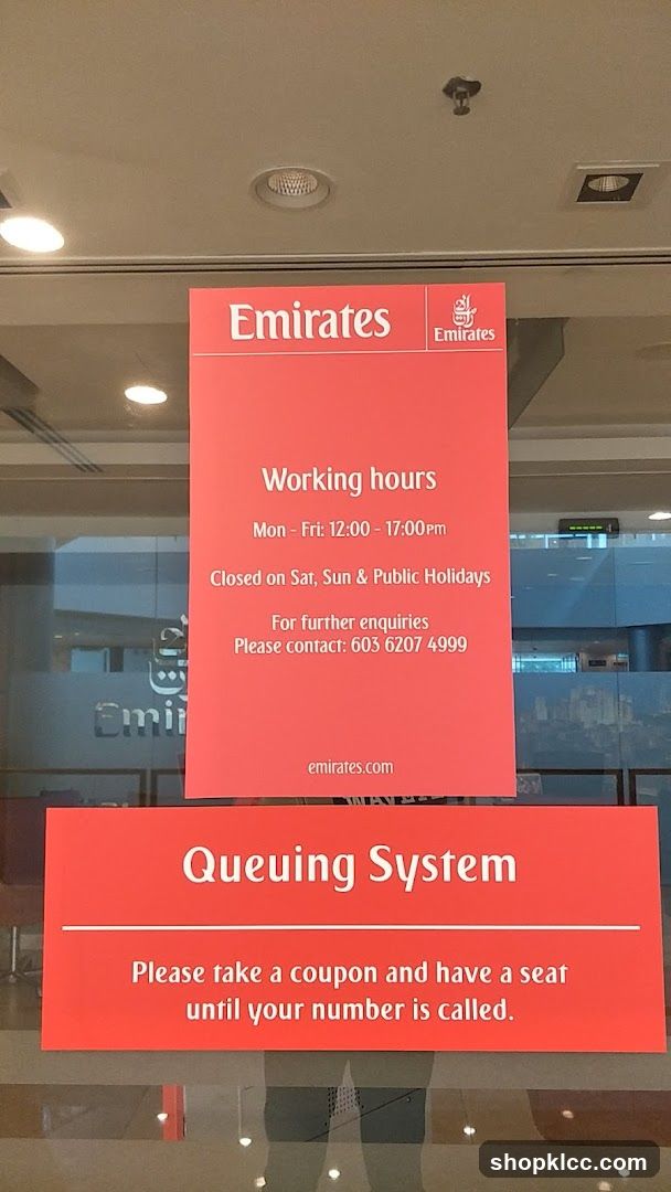 Emirates Working Hours and Queuing System