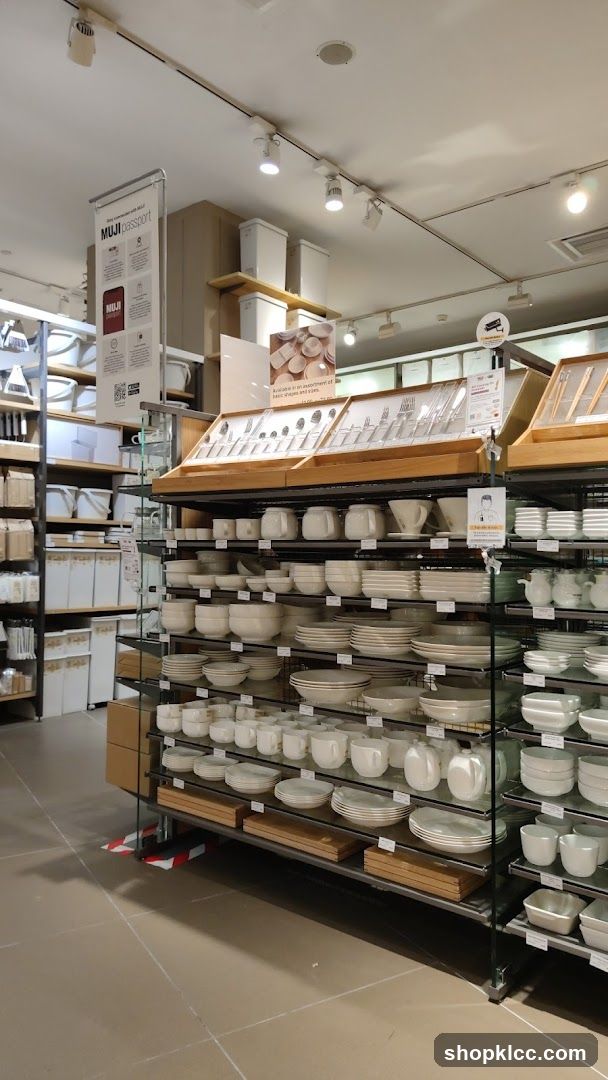 MUJI Passport Display and Tableware