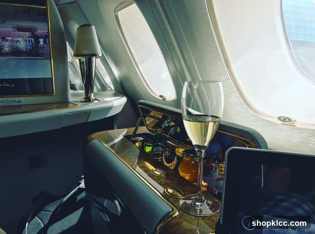 First Class Airplane Cabin