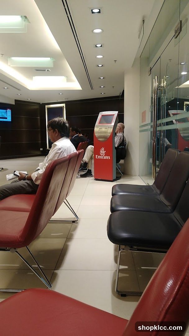 Waiting Area with Emirates Kiosk