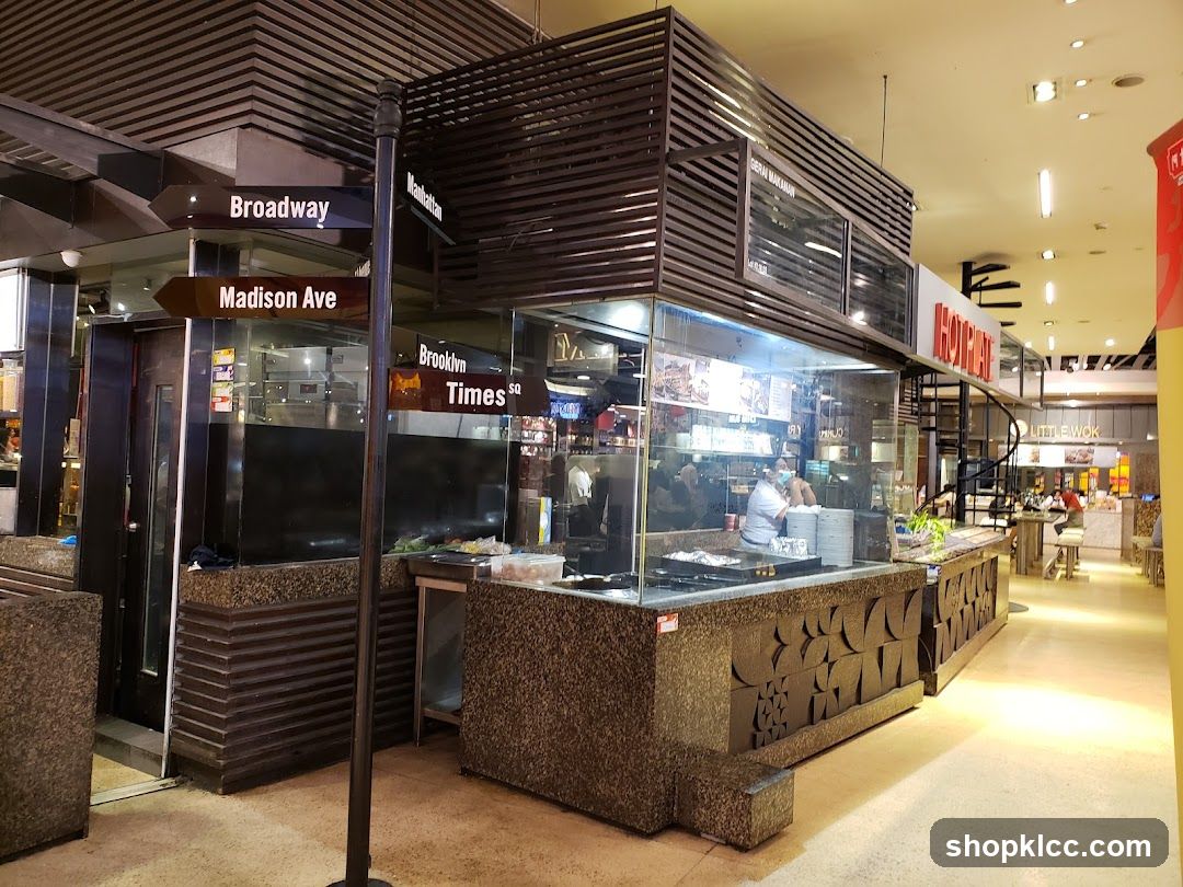 Food court stalls