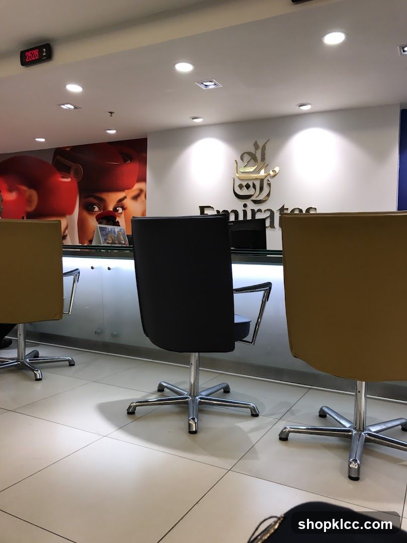 Emirates Check-in Counter