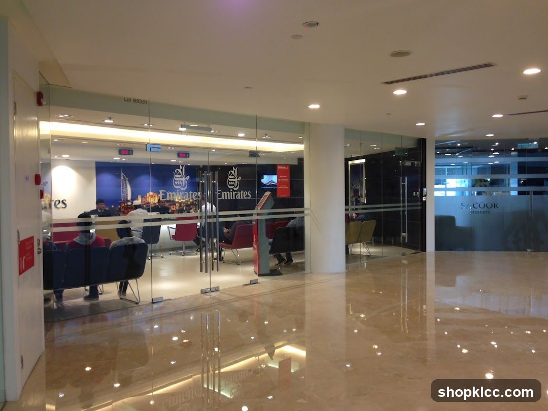Emirates Office Waiting Area