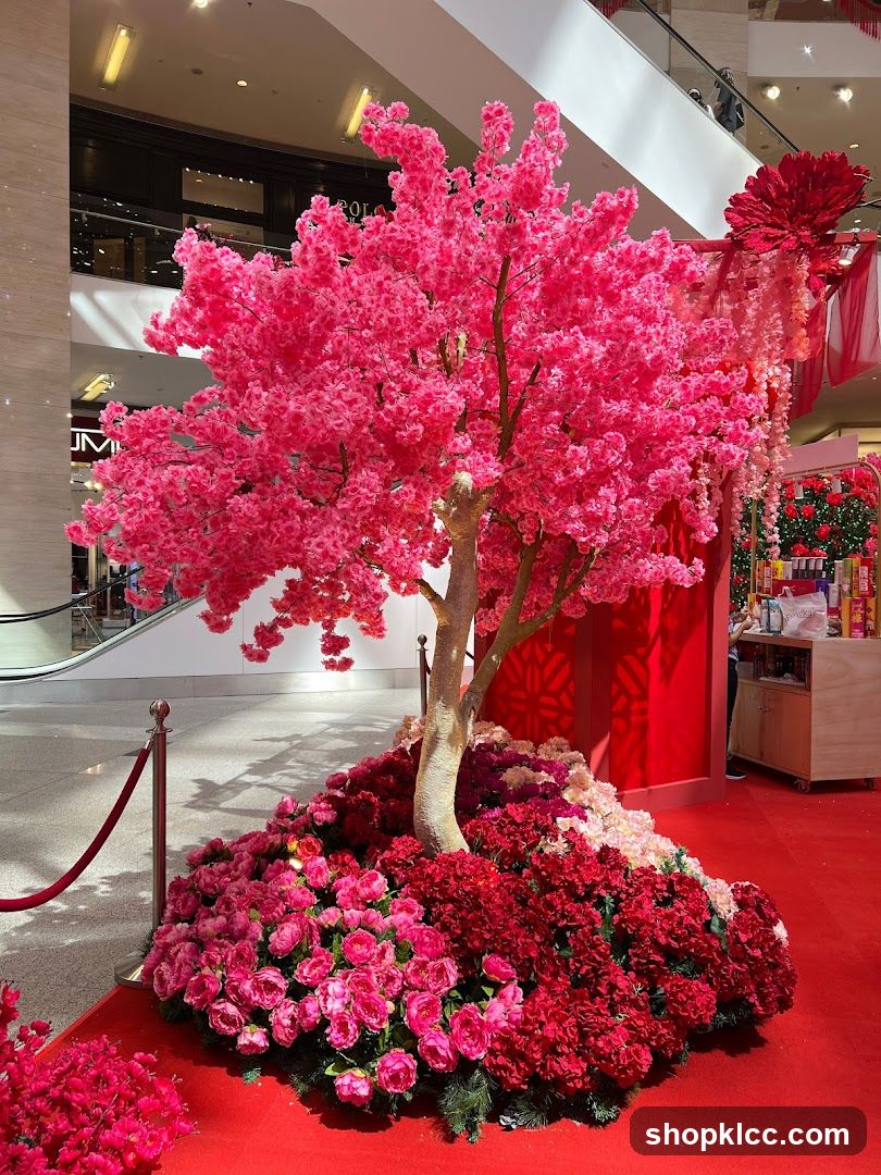 Decorative Cherry Blossom Tree Display
