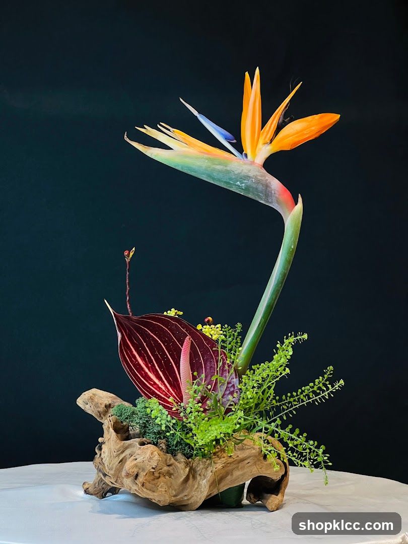 Bird of Paradise floral arrangement