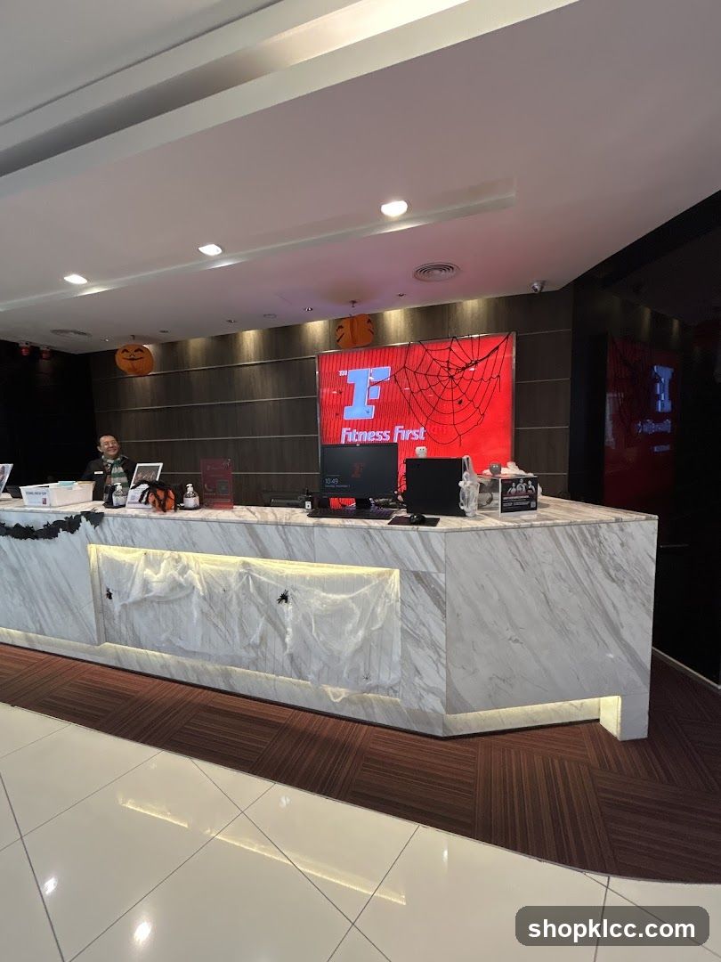 Fitness First Reception Area