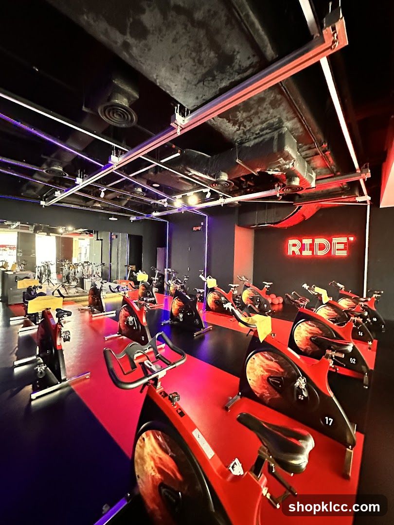 Ride Fitness Studio Interior
