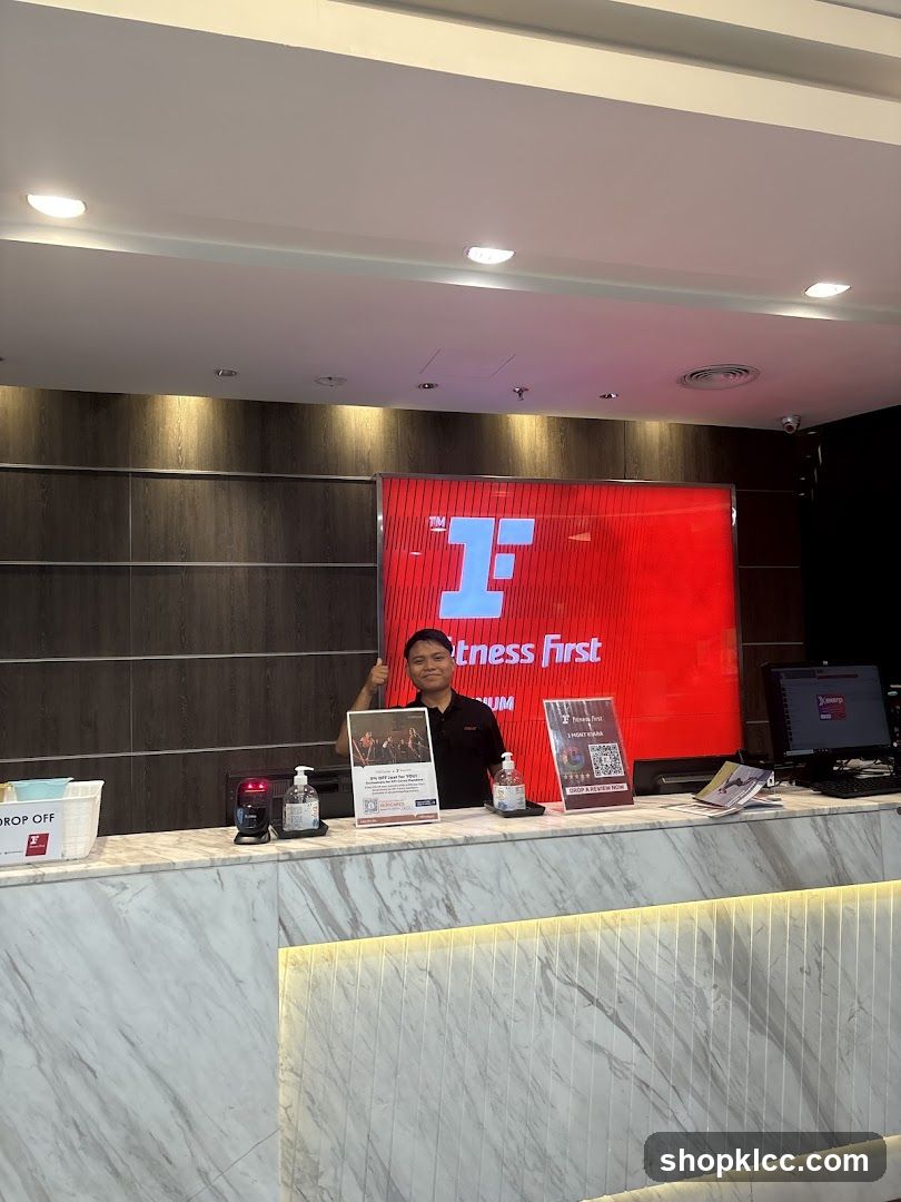 Fitness First Reception Desk