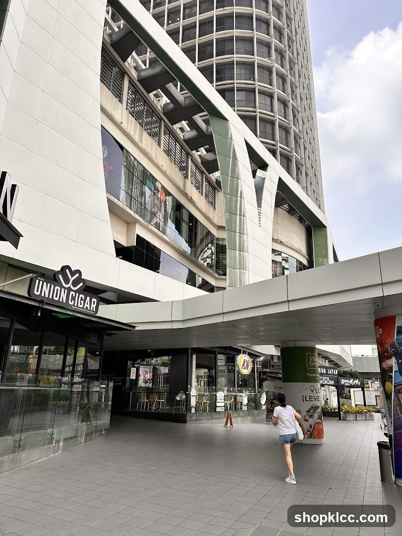 Urban Shopping Area Exterior