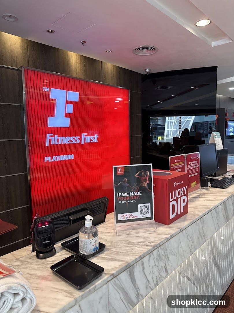Fitness First Platinum Reception Area