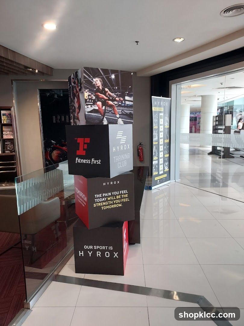 Fitness First Hyrox Display