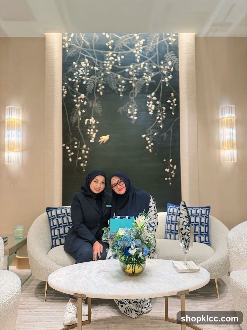 Hotel Lobby Interior with Staff