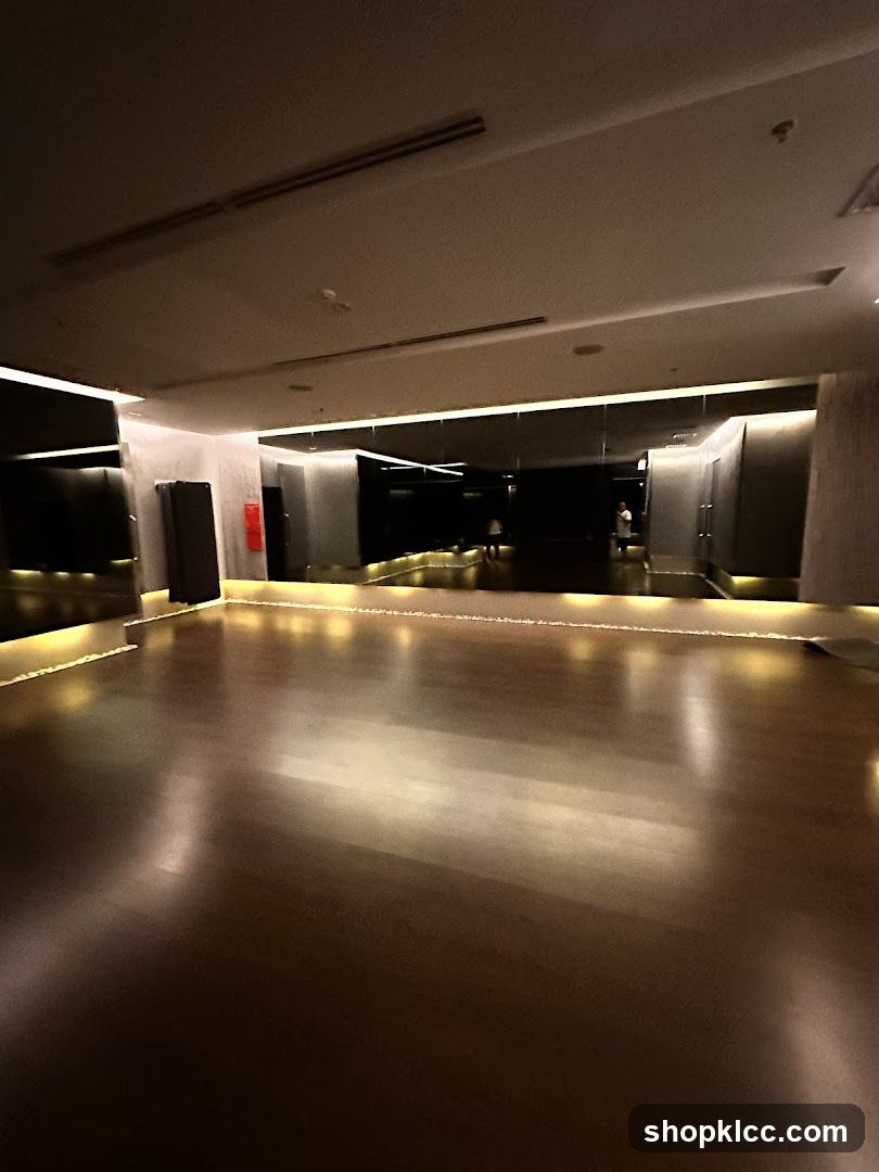 Empty Dance Studio Interior