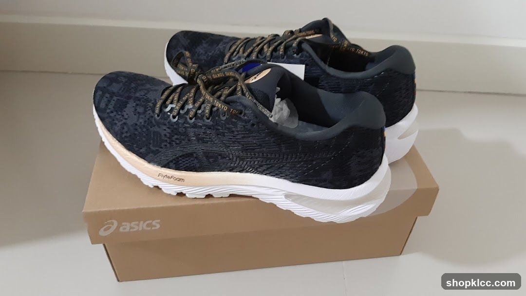 ASICS Running Shoes on Box