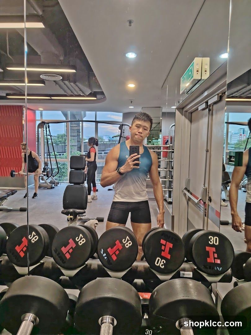 Gym Interior Mirror Selfie