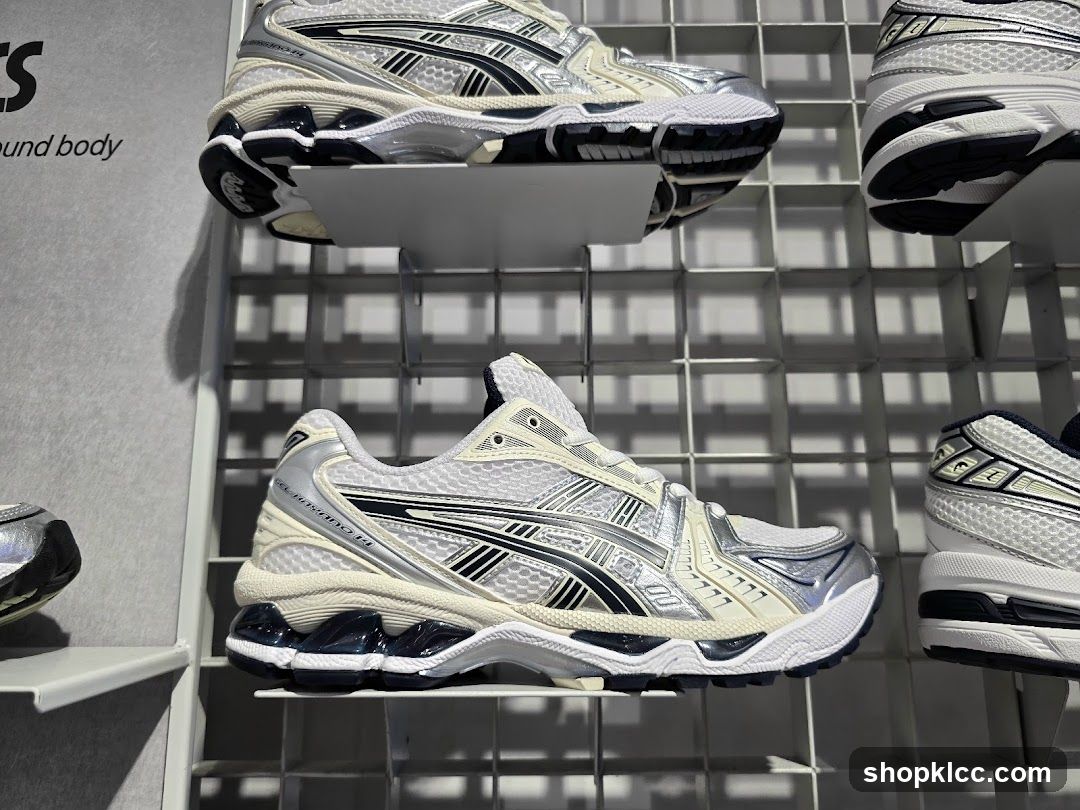 Asics Running Shoes Display