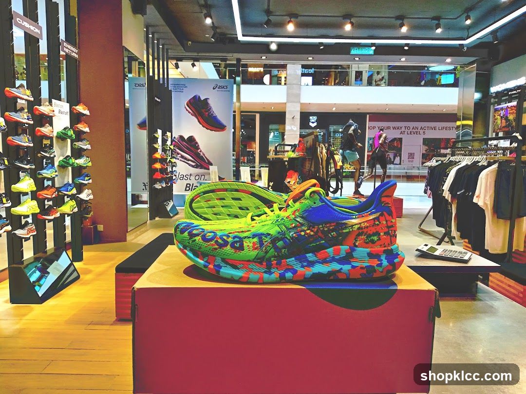 ASICS Sneaker Display in Store
