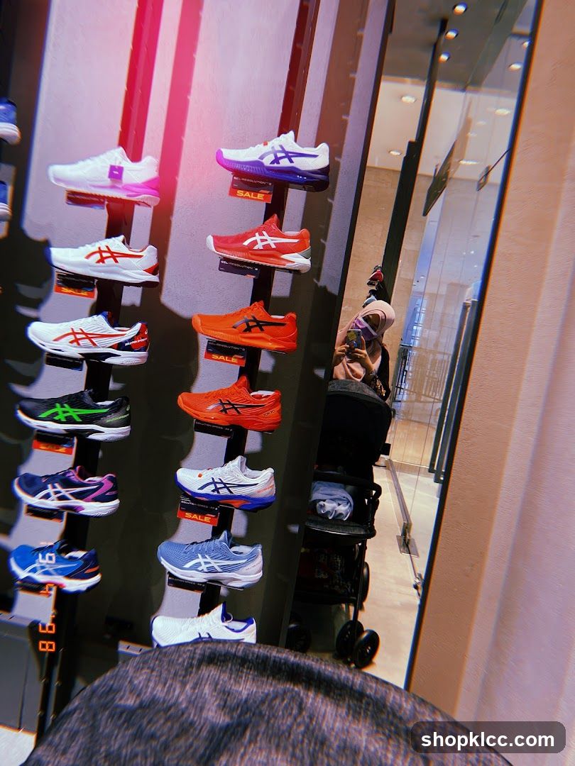 Shoe Display in Store