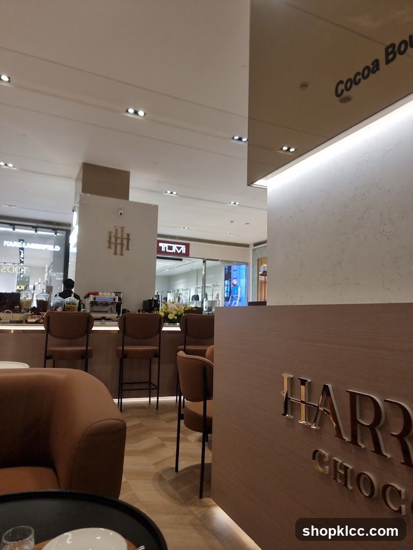 Interior of a modern café or lounge
