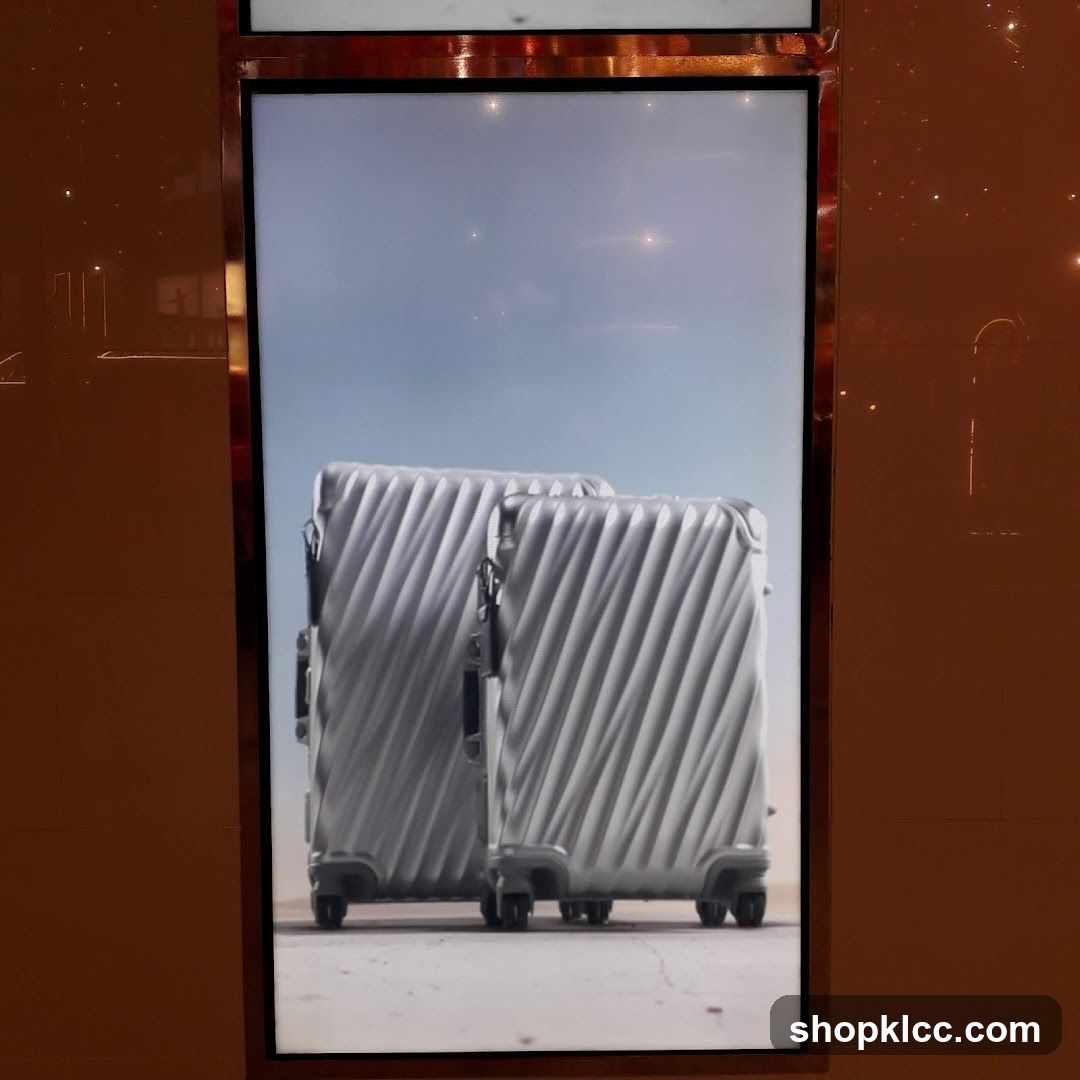 Suitcase Advertisement Display
