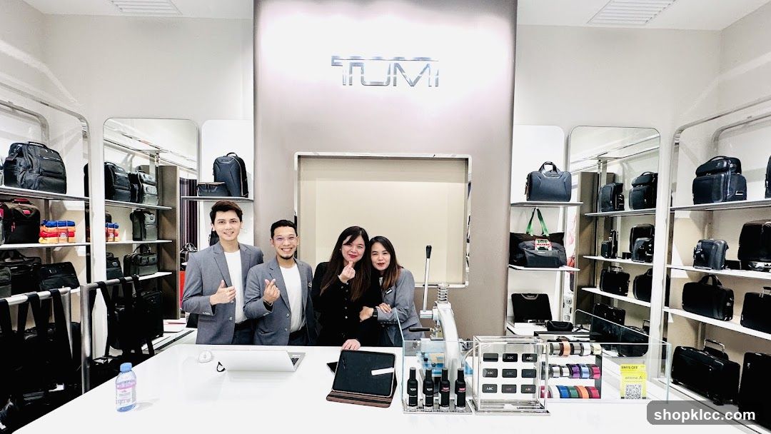 TUMI Store Interior with Staff