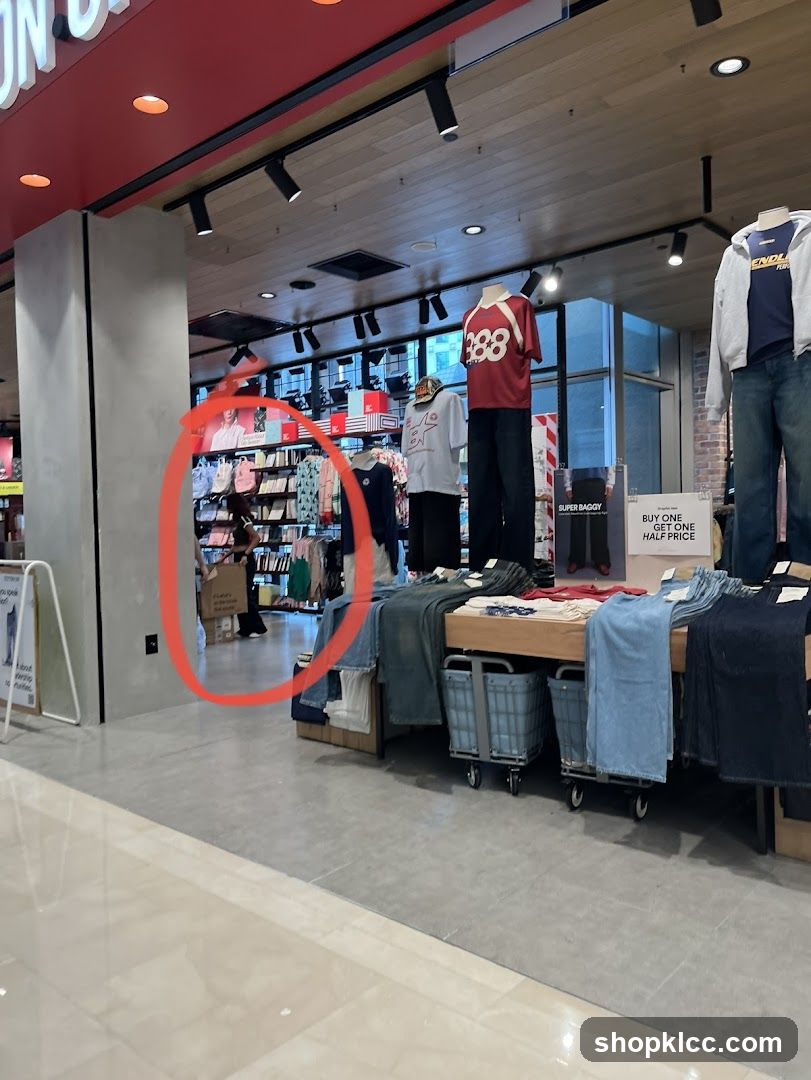 Clothing Store Interior View