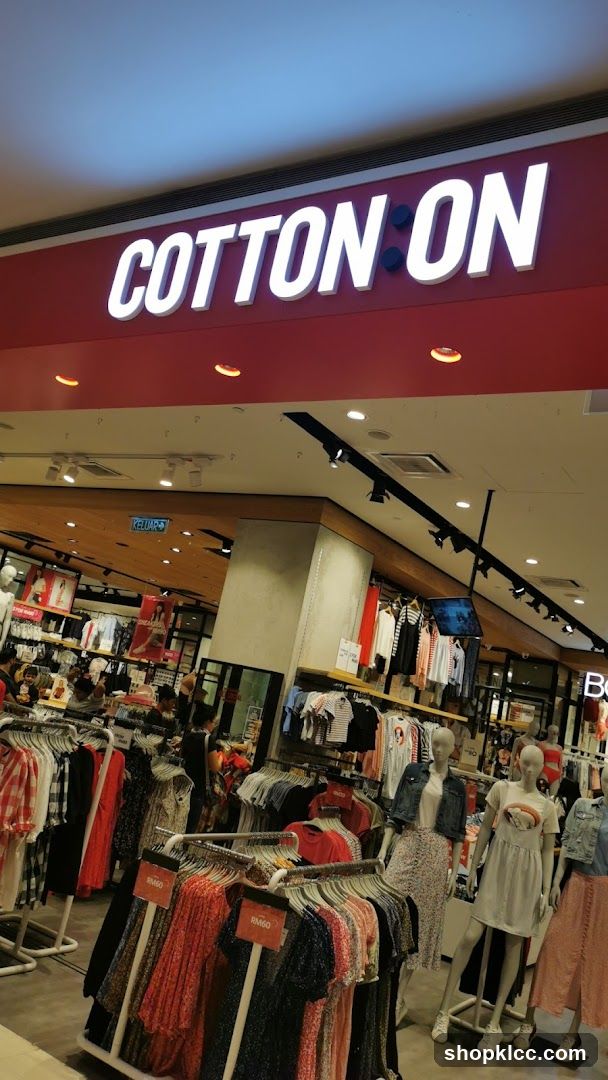 Cotton On Storefront Interior View