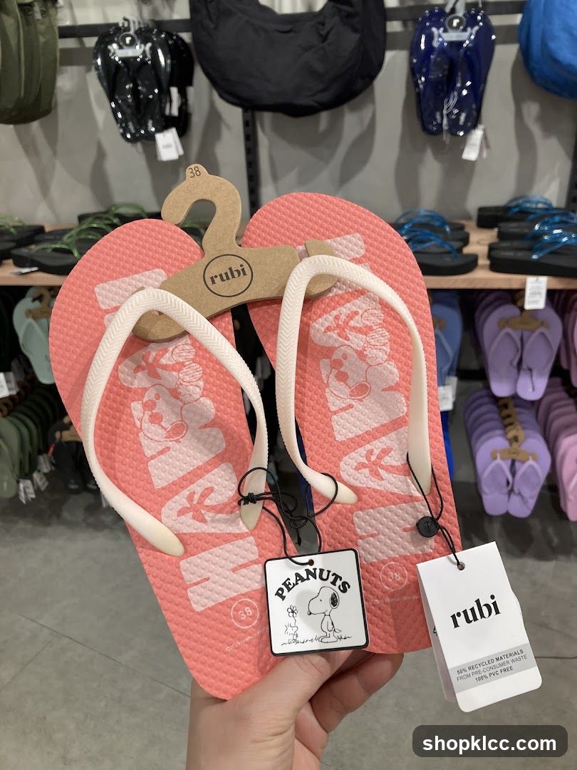 Rubi Flip-Flops with Peanuts Design