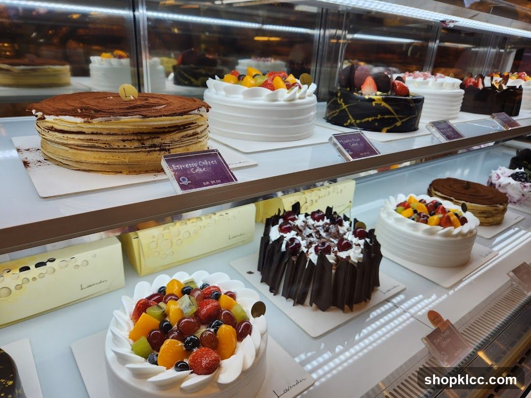 Cakes on Display