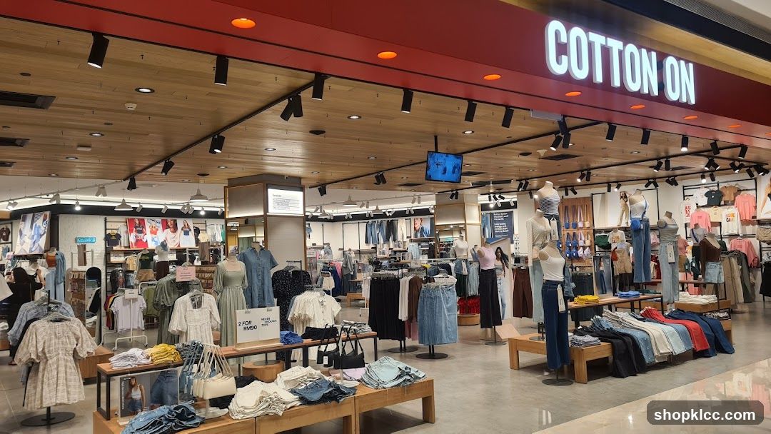 Cotton On Storefront Interior View