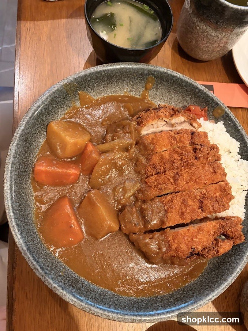 Katsu Curry with Miso Soup